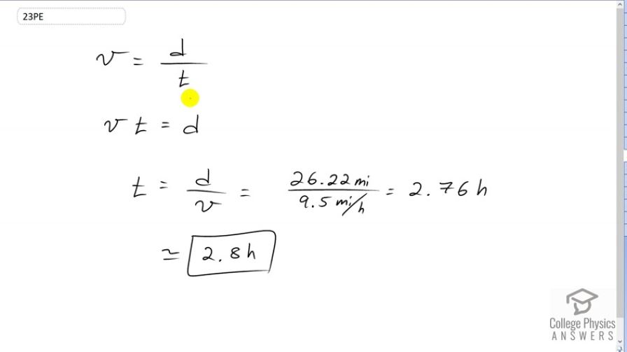 OpenStax College Physics, Chapter 1, Problem 23 (PE) video thumbnail