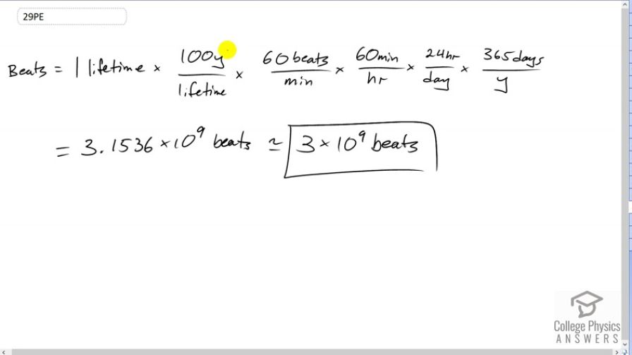 OpenStax College Physics, Chapter 1, Problem 29 (PE) video thumbnail