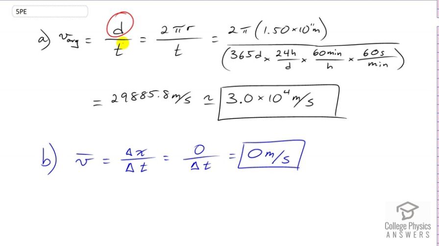 OpenStax College Physics, Chapter 2, Problem 5 (PE) video thumbnail