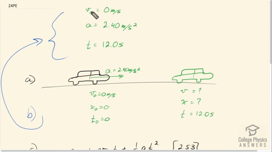 OpenStax College Physics, Chapter 2, Problem 24 (PE) video thumbnail