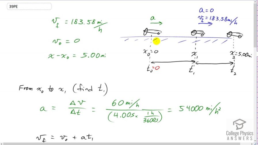 OpenStax College Physics, Chapter 2, Problem 39 (Problems & Exercises)