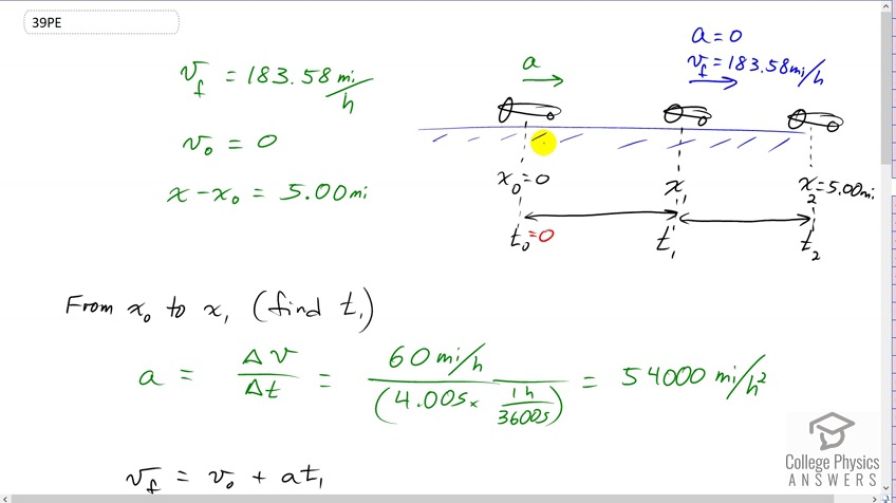 OpenStax College Physics, Chapter 2, Problem 39 (PE) video thumbnail