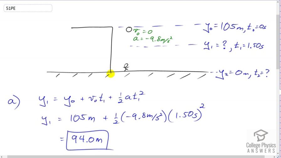 OpenStax College Physics, Chapter 2, Problem 51 (PE) video thumbnail