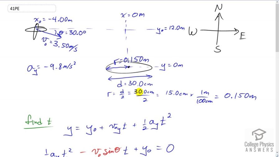OpenStax College Physics, Chapter 3, Problem 41 (PE) video thumbnail