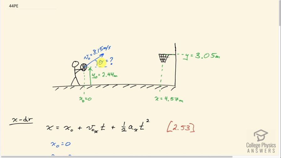 OpenStax College Physics Answers, Chapter 3, Problem 44 video poster image.