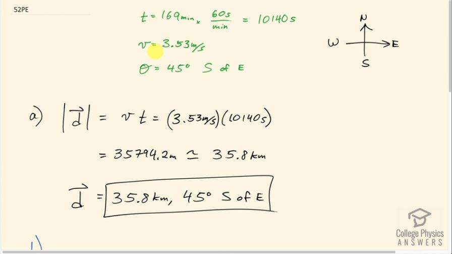 OpenStax College Physics, Chapter 3, Problem 52 (Problems & Exercises)