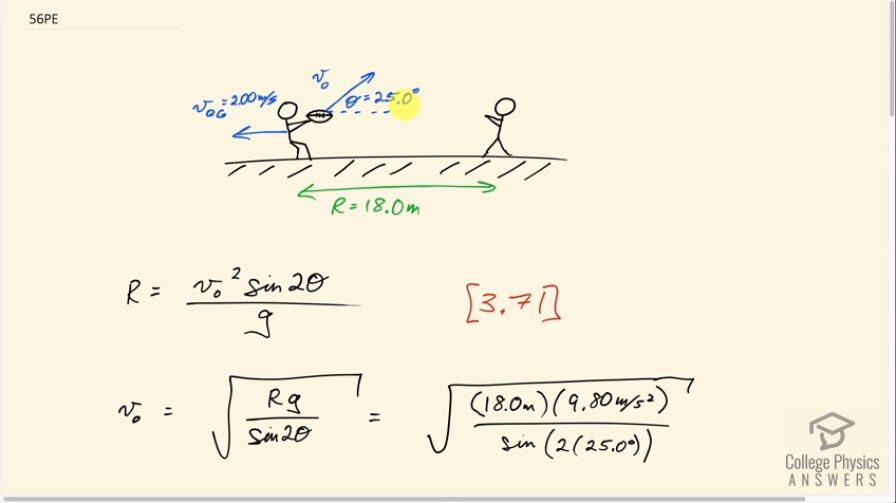 OpenStax College Physics Answers, Chapter 3, Problem 56 video poster image.
