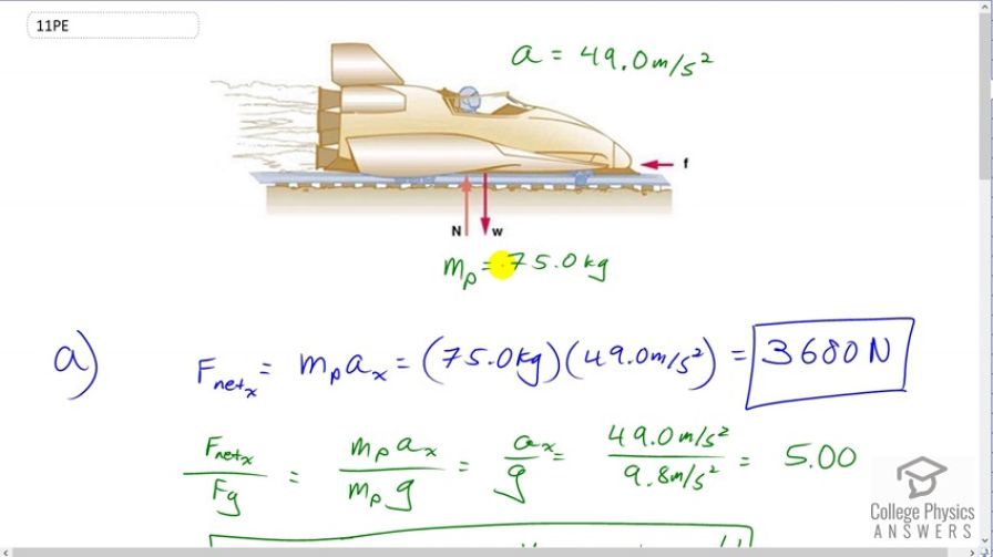 OpenStax College Physics, Chapter 4, Problem 11 (Problems & Exercises)