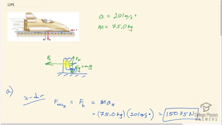 OpenStax College Physics, Chapter 4, Problem 12 (PE) video thumbnail