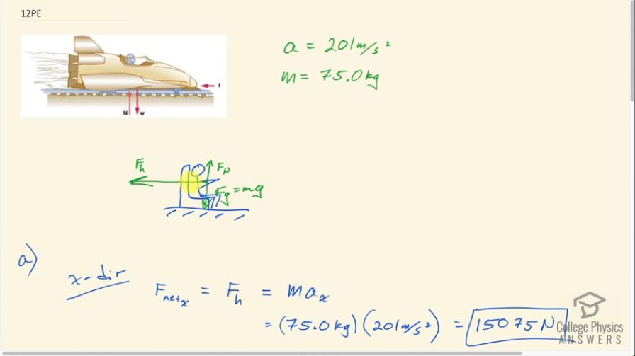 OpenStax College Physics, Chapter 4, Problem 12 (PE) video thumbnail
