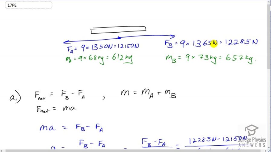 OpenStax College Physics, Chapter 4, Problem 17 (PE) video thumbnail