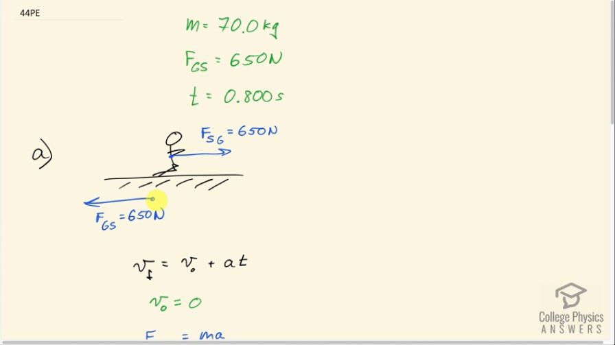 OpenStax College Physics, Chapter 4, Problem 44 (PE) video thumbnail