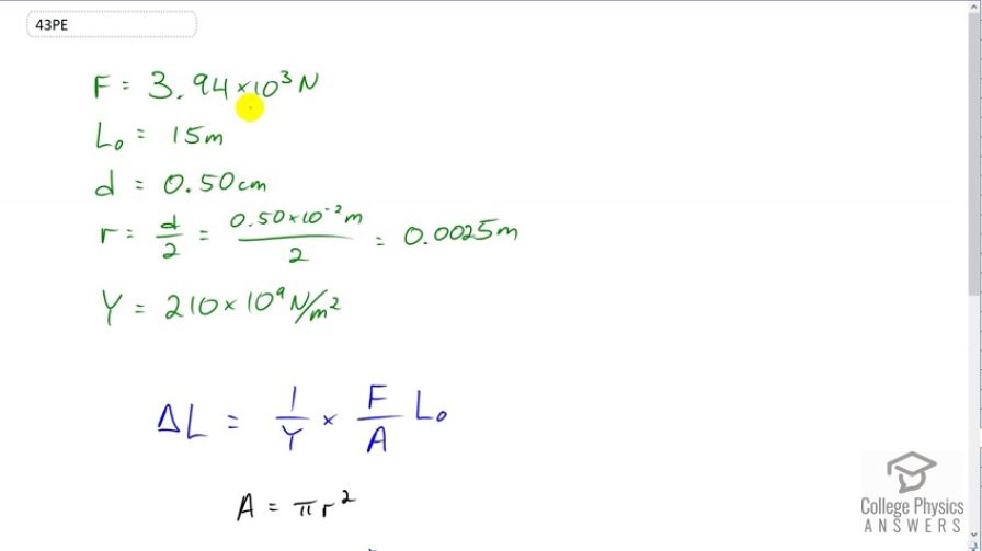 OpenStax College Physics, Chapter 5, Problem 43 (PE) video thumbnail