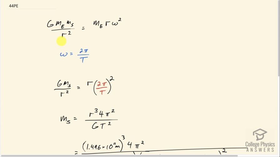 OpenStax College Physics, Chapter 6, Problem 44 (PE) video thumbnail