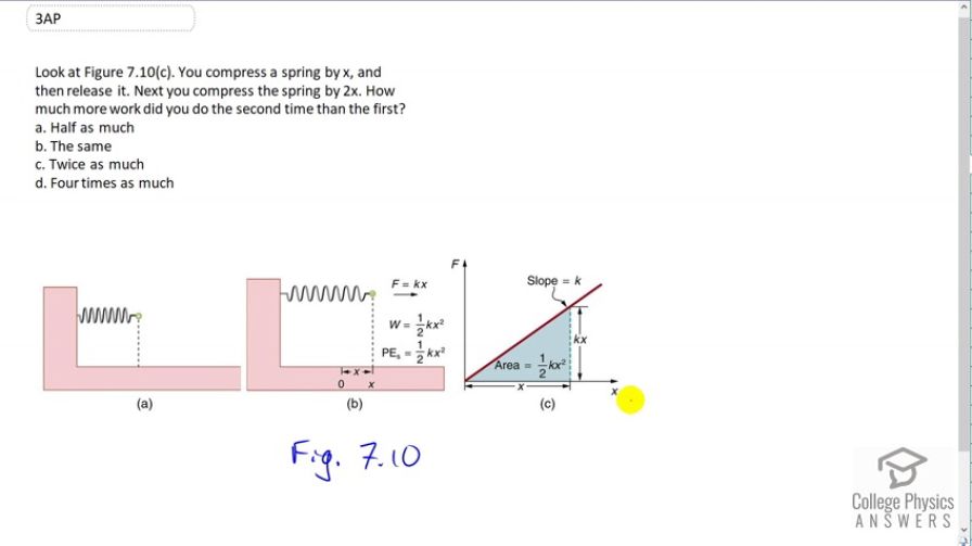 OpenStax College Physics, Chapter 7, Problem 3 (AP) video thumbnail