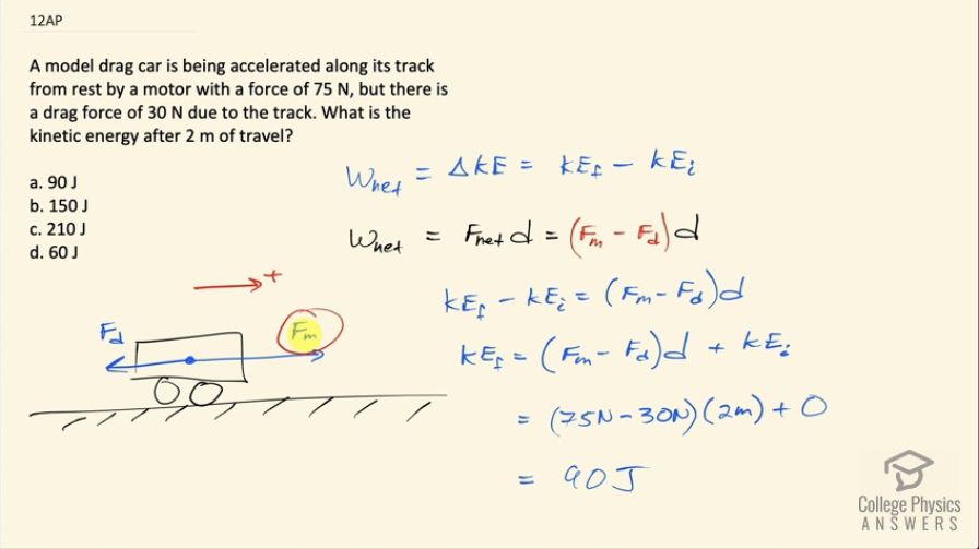 OpenStax College Physics, Chapter 7, Problem 12 (AP) video thumbnail