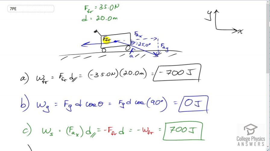 OpenStax College Physics, Chapter 7, Problem 7 (PE) video thumbnail