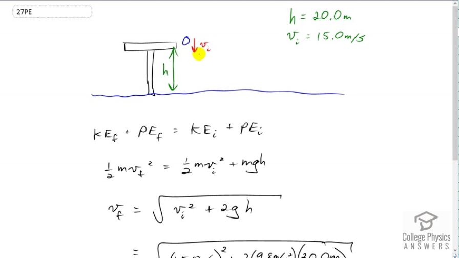 OpenStax College Physics, Chapter 7, Problem 27 (PE) video thumbnail