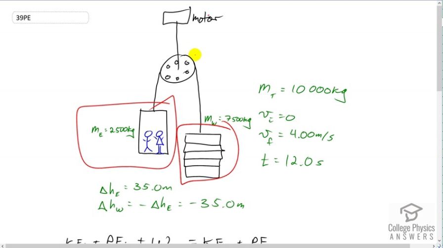 OpenStax College Physics, Chapter 7, Problem 39 (PE) video thumbnail