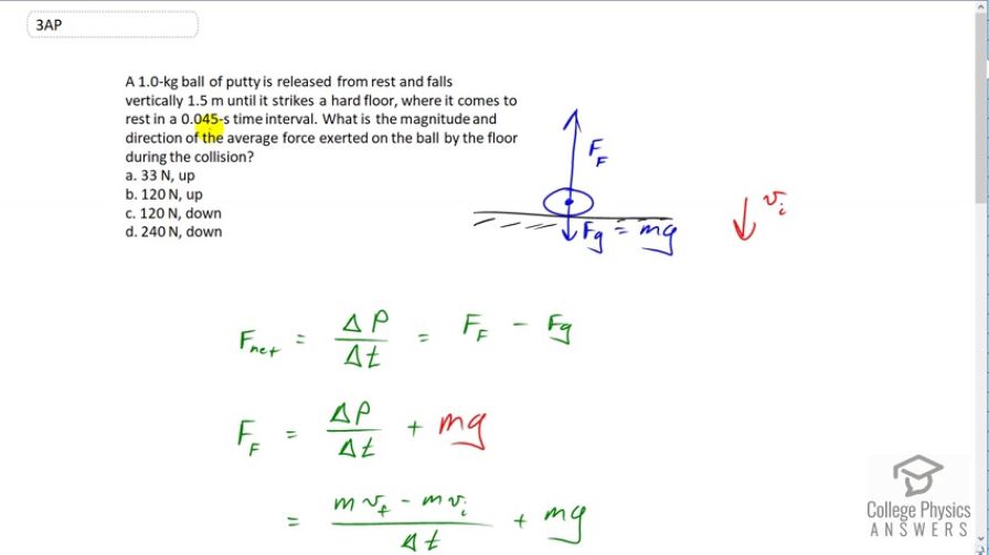 OpenStax College Physics, Chapter 8, Problem 3 (AP) video thumbnail