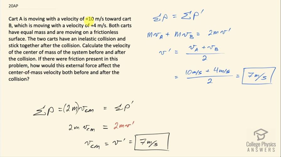 OpenStax College Physics, Chapter 8, Problem 20 (AP) video thumbnail
