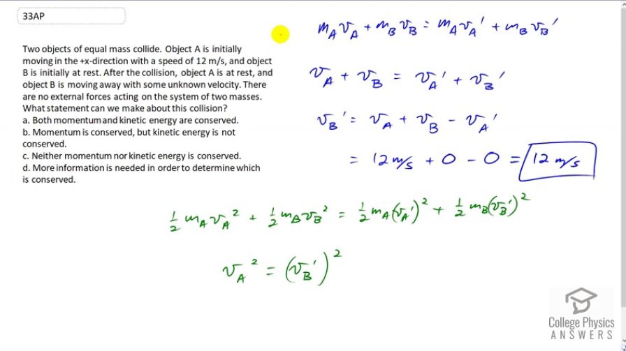 OpenStax College Physics, Chapter 8, Problem 33 (AP) video thumbnail