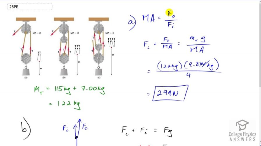 SOLVED: A physics problem involves a massive pulley, a bucket filled with  sand, a toy truck, and an incline (see Figure P 9.39 ). You push lightly on  the truck so it