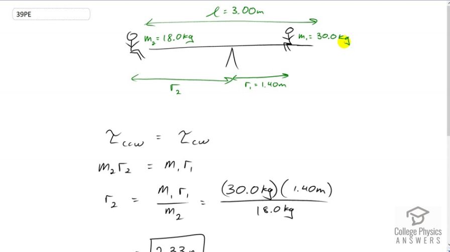 OpenStax College Physics, Chapter 9, Problem 39 (Problems & Exercises)