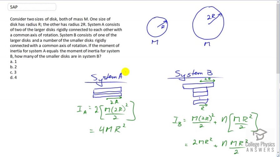 OpenStax College Physics, Chapter 10, Problem 5 (AP) video thumbnail
