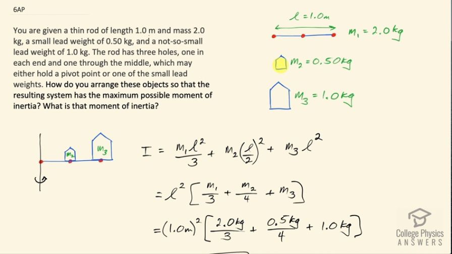 OpenStax College Physics, Chapter 10, Problem 6 (AP) video thumbnail