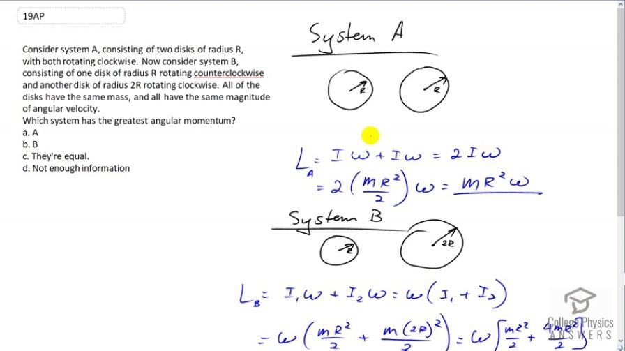 OpenStax College Physics, Chapter 10, Problem 19 (AP) video thumbnail