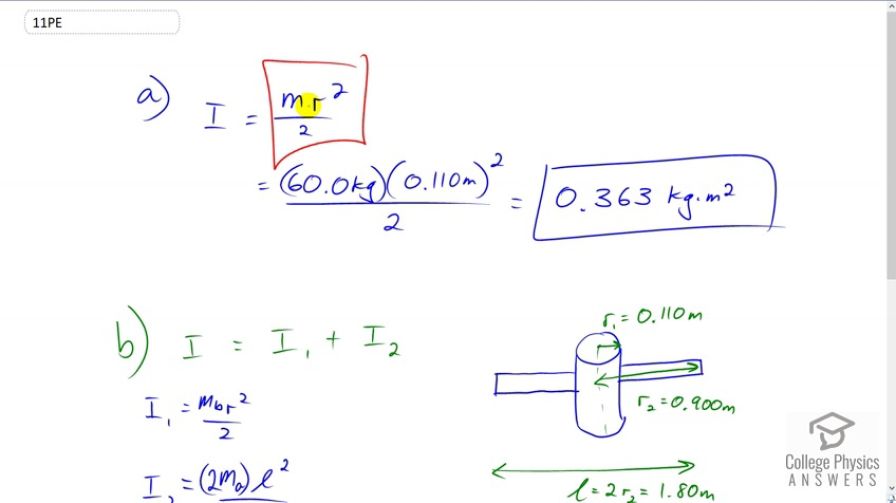 OpenStax College Physics, Chapter 10, Problem 11 (PE) video thumbnail