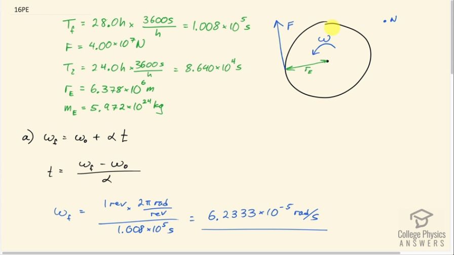 OpenStax College Physics, Chapter 10, Problem 16 (PE) video thumbnail