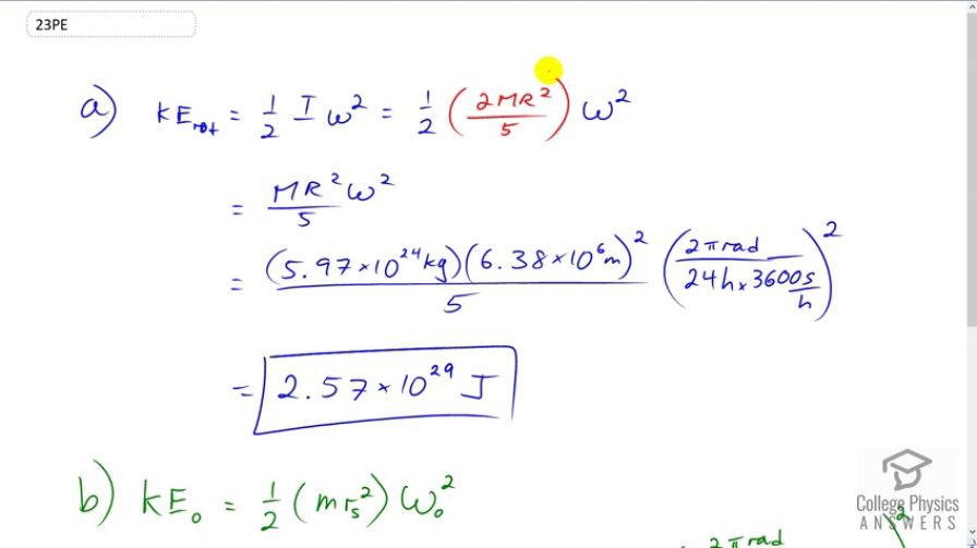 OpenStax College Physics, Chapter 10, Problem 23 (PE) video thumbnail