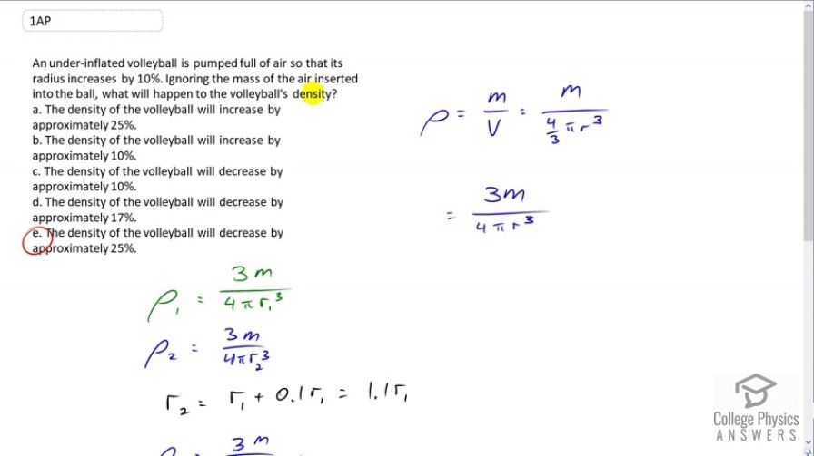 OpenStax College Physics For AP® Courses, Chapter 11, Problem 1 (Test ...