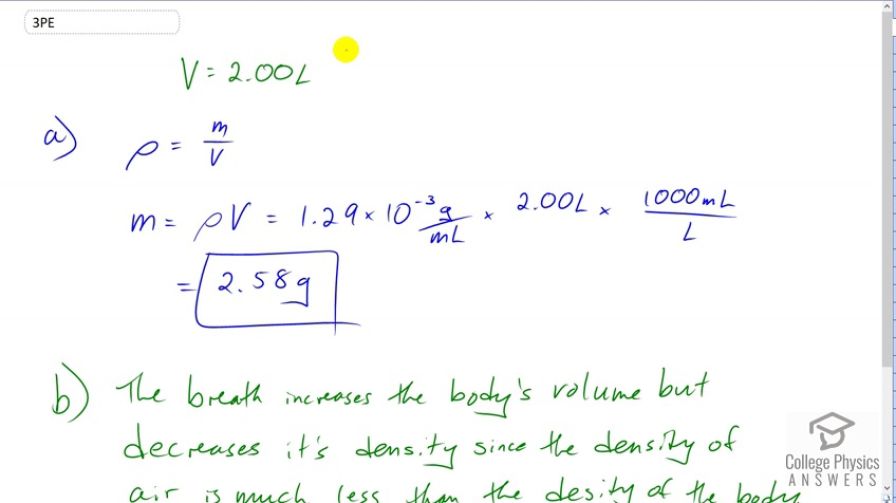 OpenStax College Physics, Chapter 11, Problem 3 (PE) video thumbnail