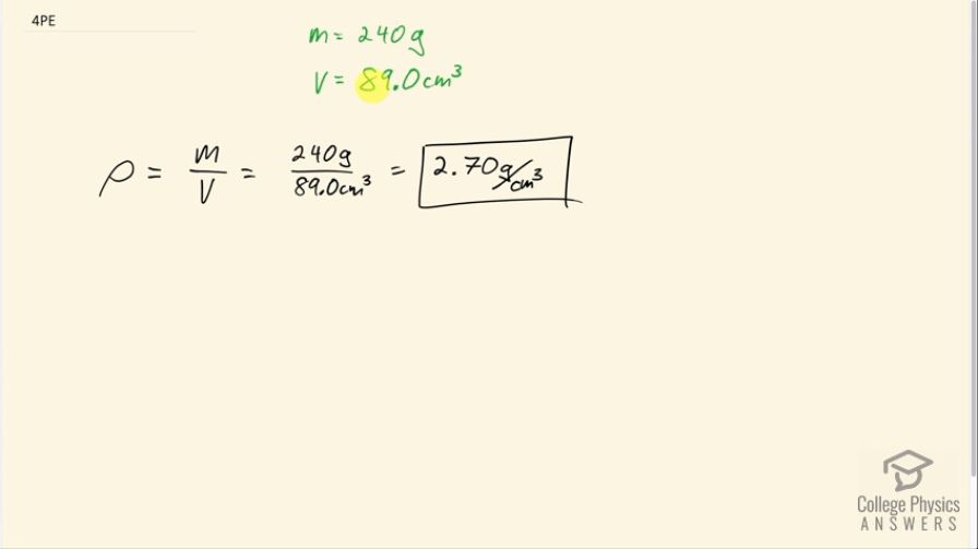 OpenStax College Physics, Chapter 11, Problem 4 (PE) video thumbnail
