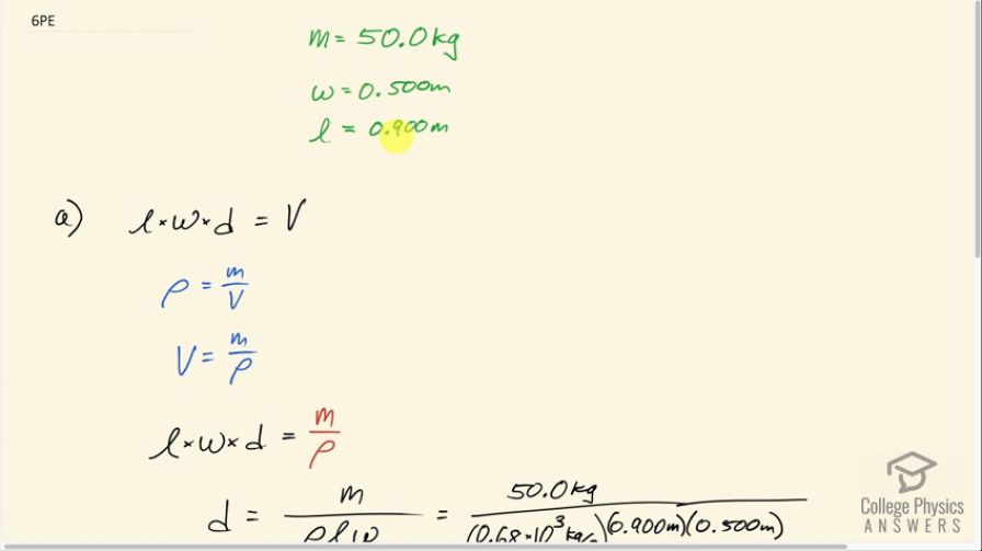 OpenStax College Physics For AP® Courses, Chapter 11, Problem 6 ...