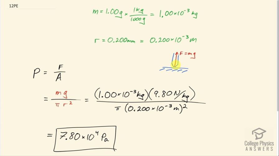 OpenStax College Physics, Chapter 11, Problem 12 (PE) video thumbnail