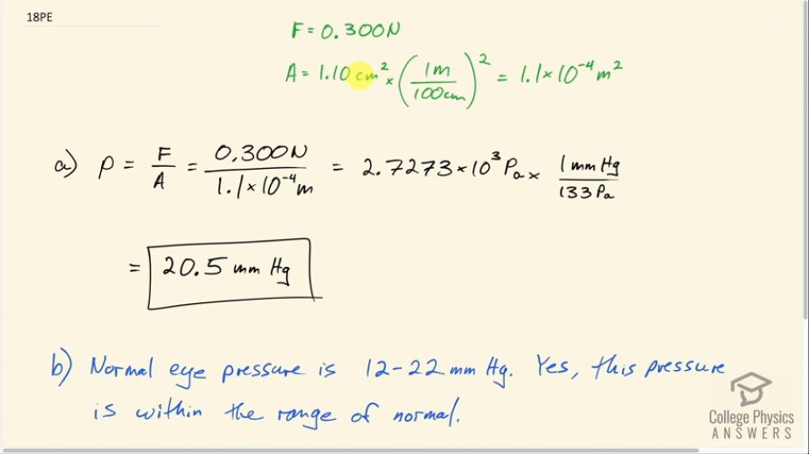 OpenStax College Physics, Chapter 11, Problem 18 (PE) video thumbnail