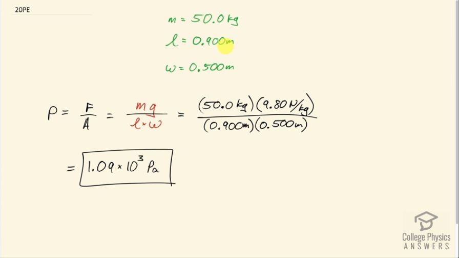 OpenStax College Physics, Chapter 11, Problem 20 (PE) video thumbnail