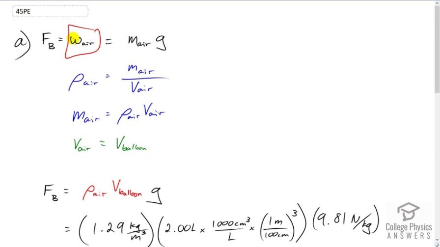 OpenStax College Physics, Chapter 11, Problem 45 (PE) video thumbnail