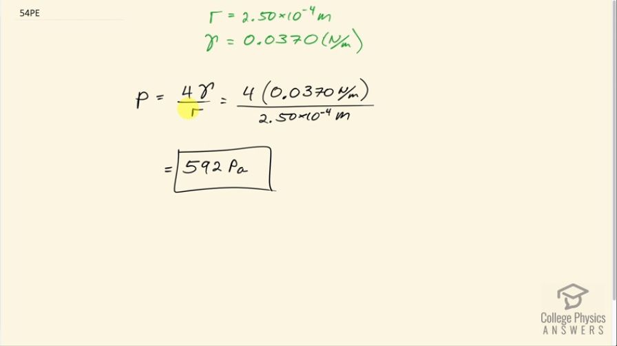OpenStax College Physics, Chapter 11, Problem 54 (PE) video thumbnail