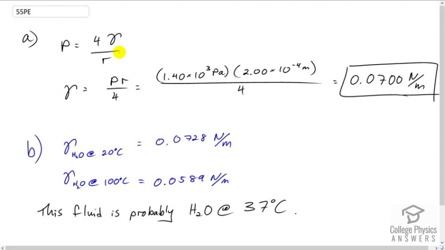 OpenStax College Physics, Chapter 11, Problem 55 (PE) video thumbnail