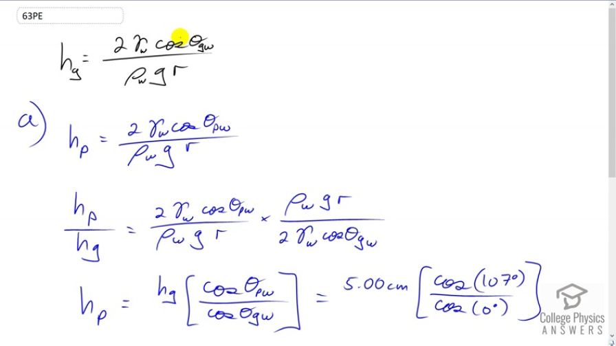OpenStax College Physics, Chapter 11, Problem 63 (PE) video thumbnail