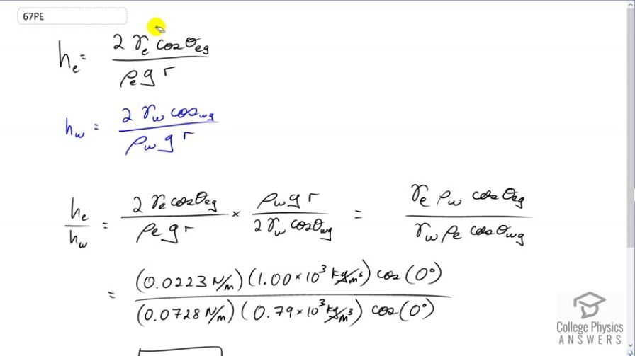 OpenStax College Physics, Chapter 11, Problem 67 (PE) video thumbnail