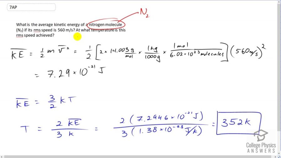 OpenStax College Physics, Chapter 13, Problem 7 (AP) video thumbnail