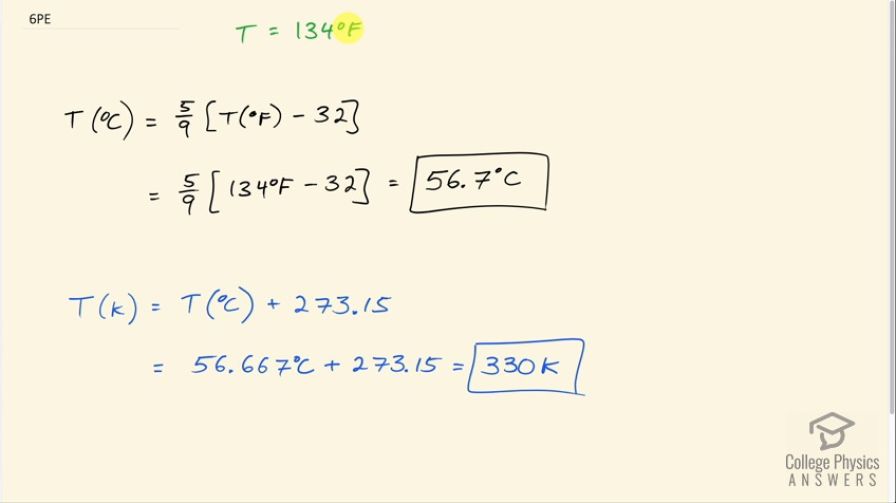 OpenStax College Physics, Chapter 13, Problem 6 (PE) video thumbnail