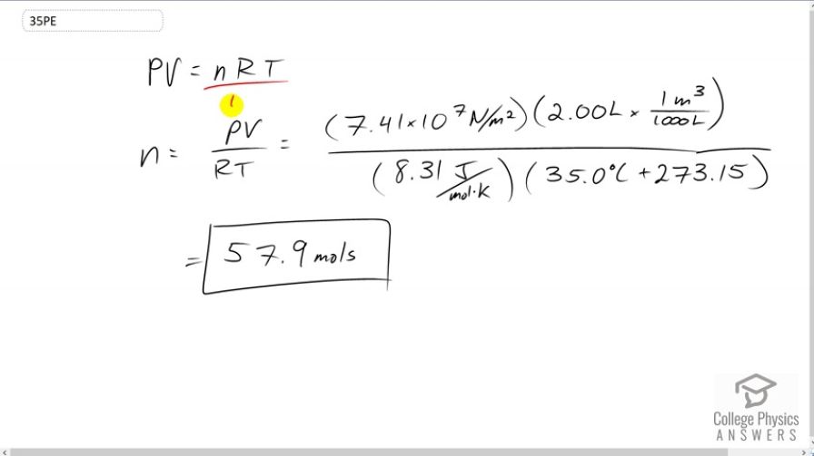 OpenStax College Physics, Chapter 13, Problem 35 (PE) video thumbnail