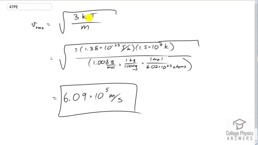 OpenStax College Physics, Chapter 13, Problem 47 (PE) video thumbnail